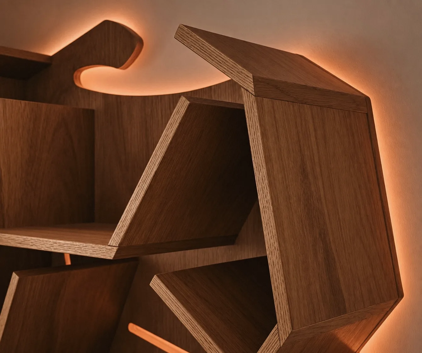 Internal compartments of the Poland wall piece